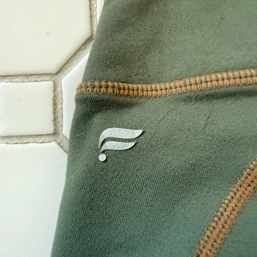 Fabletics Olive Green Leggings - Picture 4 of 4